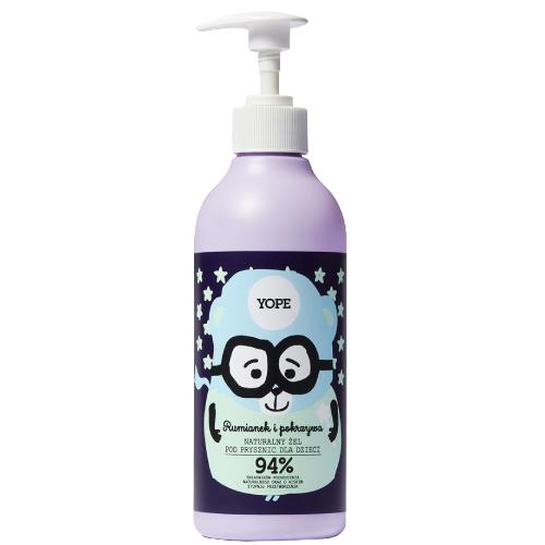 Miniaturka artykułu - YOPE Rumianek i Pokrzywa Naturalny żel pod prysznic dla dzieci, 400ml