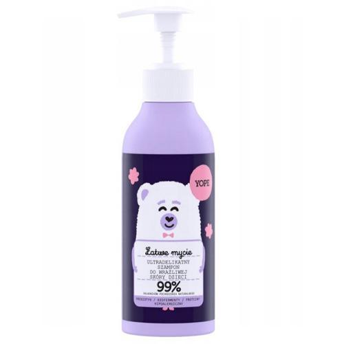 Miniaturka artykułu - YOPE Ultradelikatny szampon do mycia wrażliwej skóry dzieci, 300ml