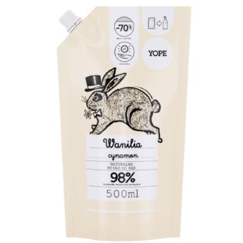 Miniaturka artykułu - YOPE WANILIA MYDŁO opakowanie uzupełniające,  500 ml