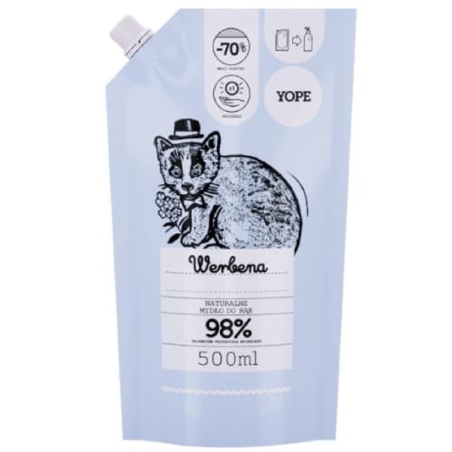 Miniaturka artykułu - YOPE WERBENA MYDŁO opakowanie uzupełniające, 500 ml 