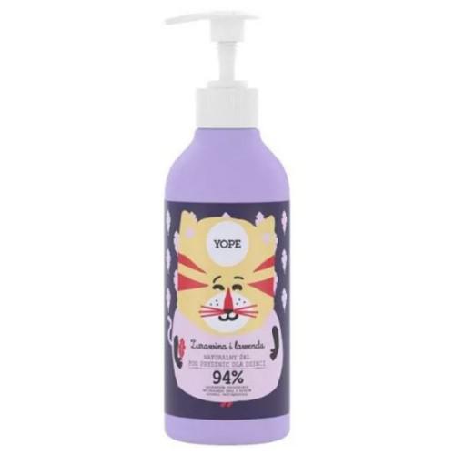 Miniaturka artykułu - YOPE żel pod prysznic dla dzieci żurawina i lawenda, 400ml