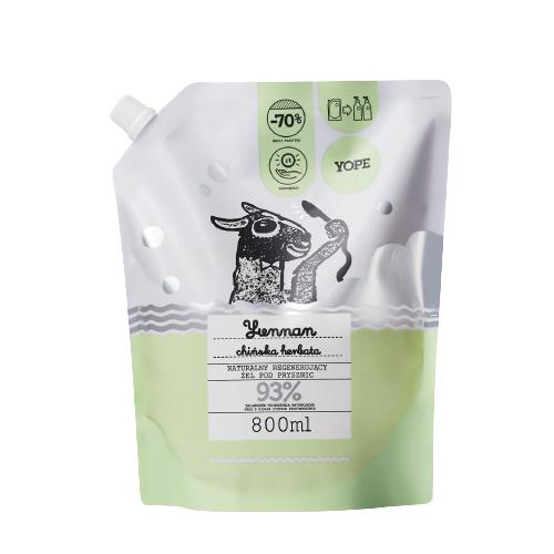 Miniaturka artykułu - YOPE Żel pod prysznic Yunnan - zapas, 800ml