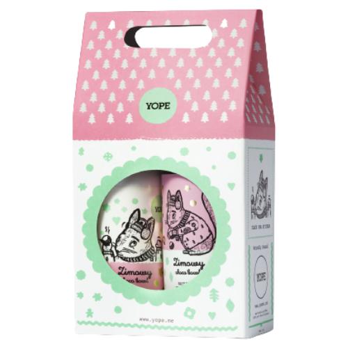 Miniaturka artykułu - YOPE ZIMOWY CHOCO BOWL Zestaw: naturalne mydło do rąk, 500ml + naturalny balsam do rąk i ciała, 300ml