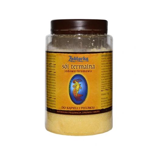 Miniaturka artykułu - ZABŁOCKA S&oacute;l termalna jodowo-bromowa do kąpieli i peelingu - 1 kg
