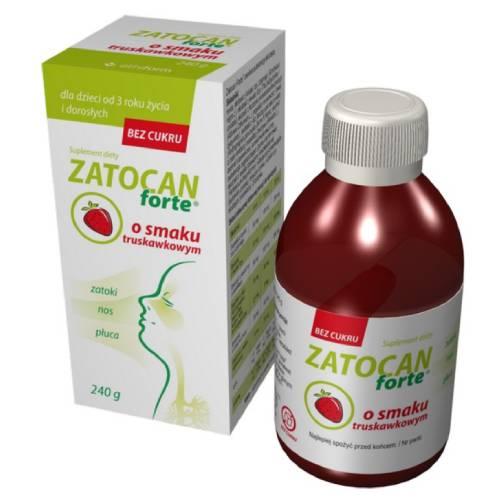 Miniaturka artykułu - Zatocan Forte smak truskawkowy - 240 g