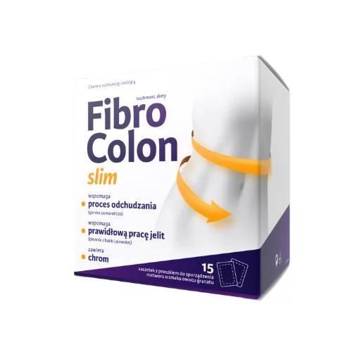 Miniaturka artykułu - ZDROVIT Fibro Colon slim, 15 saszetek KR&Oacute;TKA DATA 31.07.2026