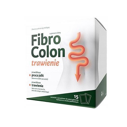 Miniaturka artykułu - ZDROVIT Fibro Colon trawienie, 15 saszetek KR&Oacute;TKA DATA 30.09.2026