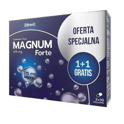 Miniaturka artykułu - Zdrovit Magnum Forte 30 kaps. + Zdrovit Magnum Forte 30 kaps.