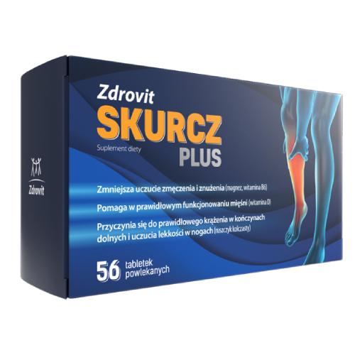 Miniaturka artykułu - Zdrovit Skurcz Plus- 56 tabletek