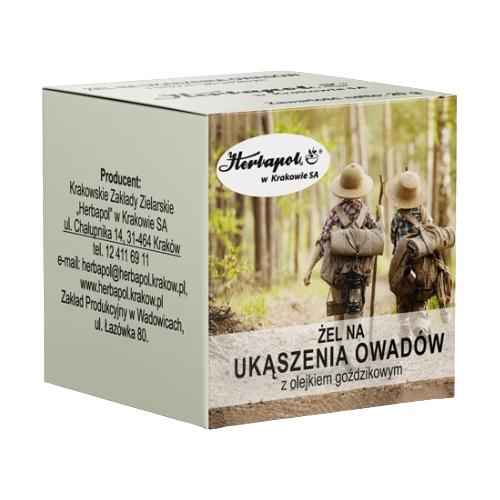 Miniaturka artykułu - Żel na ukąszenia owad&oacute;w z olejkiem goździkowym, 20 g
