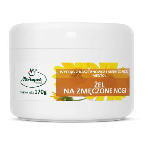 Miniaturka artykułu - Żel na zmęczone nogi, 170 g