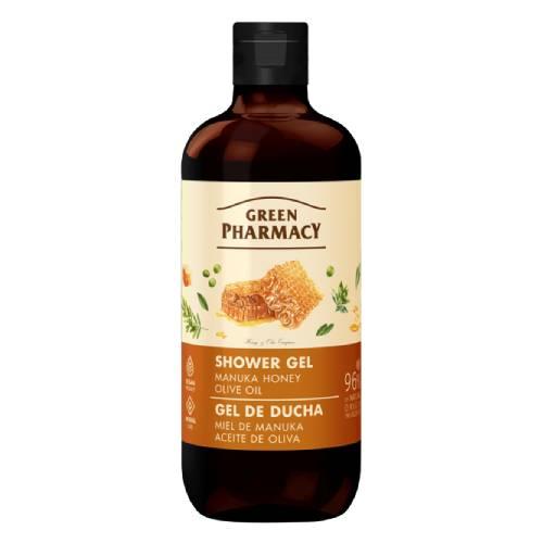 GREEN PHARMACY Żel pod prysznic Mi&oacute;d Manuka i Oliwa z oliwek, 500ml