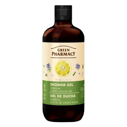 GREEN PHARMACY Żel pod prysznic Werbena i Olejek ze słodkiej cytryny, 500ml
