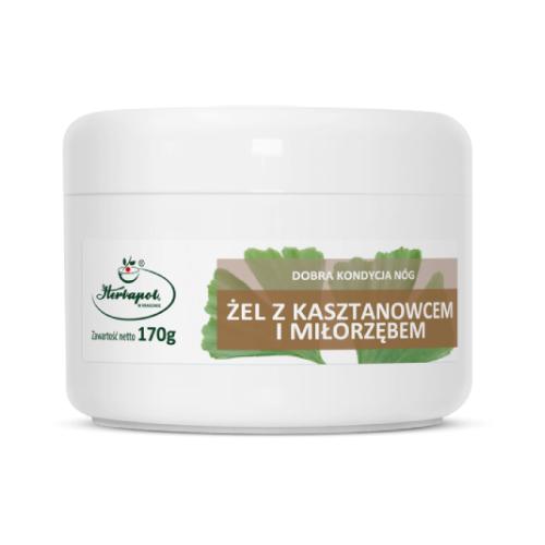 Miniaturka artykułu - Żel z kasztanowcem i miłorzębem, 170 g