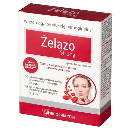 Miniaturka artykułu - Żelazo Strong, 30 kaps.