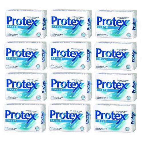 Miniaturka artykułu - Zestaw 12x PROTEX FRESH Mydło antybakteryjne, 90g