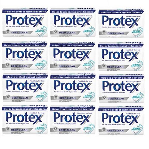 Miniaturka artykułu - Zestaw 12x PROTEX Mydło antybakteryjne Deep Clean, 90g
