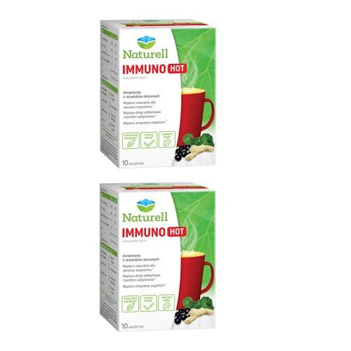 Miniaturka artykułu - Zestaw 2 x Naturell Immuno Hot, 10 saszetek