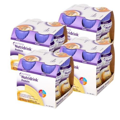 Miniaturka artykułu - Zestaw 4x Nutridrink Protein rozgrzewający owoce tropikalne i imbir, 4x125ml