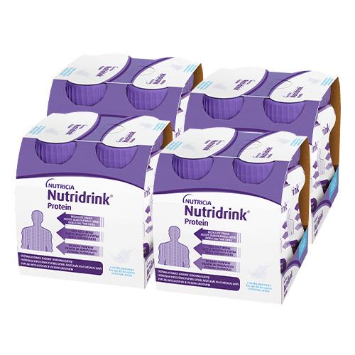 Miniaturka artykułu - Zestaw 4x Nutridrink Protein smak neutralny, 4x125ml