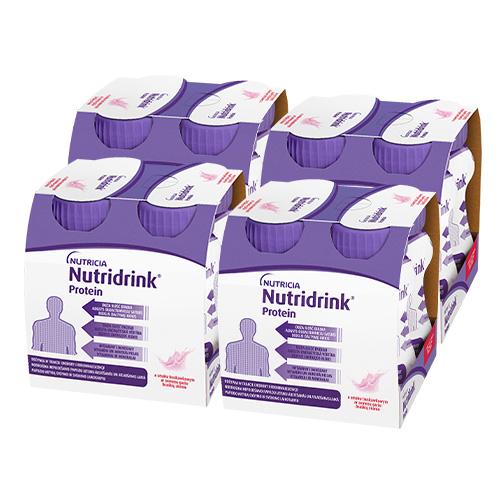 Miniaturka artykułu - Zestaw 4x Nutridrink Protein truskawka, 4x125 ml