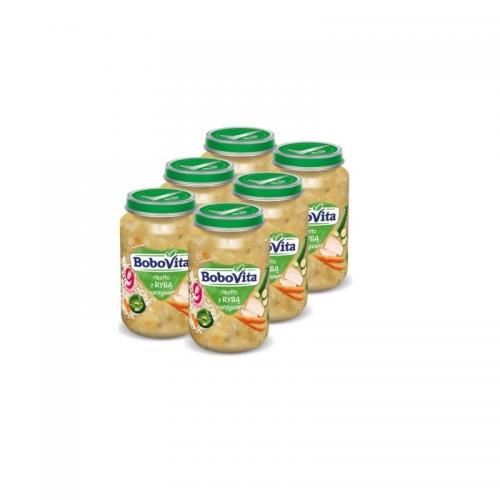 Miniaturka artykułu - ZESTAW 6 x BoboVita Risotto z rybą i warzywami, 190g