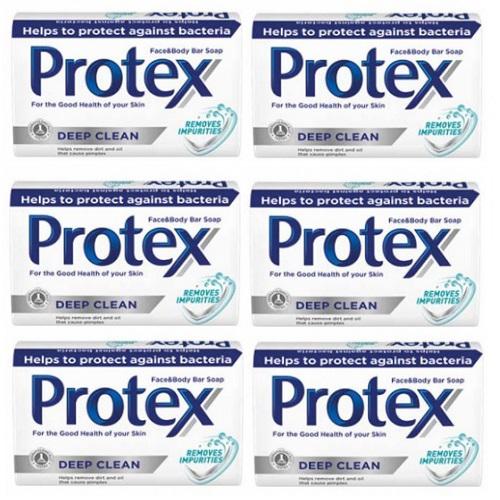 Zestaw 6x PROTEX Mydło antybakteryjne Deep Clean, 90g