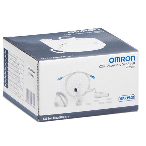 Miniaturka artykułu - Omron Zestaw akcesori&oacute;w dla dorosłych do nebulizatora C28P (NE-C105-E), 1 szt.