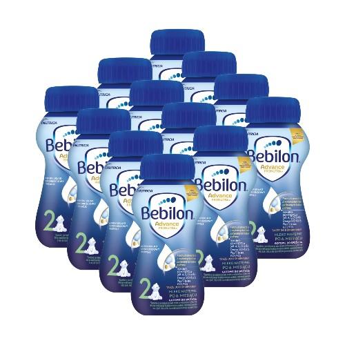 Miniaturka artykułu - Zestaw Bebilon 2 Advance Pronutra Mleko następne po 6. miesiącu, 200 ml x 12 sztuk