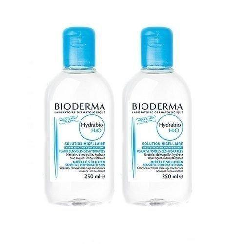 Miniaturka artykułu - Zestaw BIODERMA HYDRABIO H2O Płyn micelarny, 2 x 250 ml