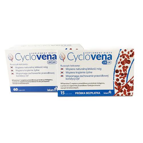 Miniaturka artykułu - Zestaw Cyclovena, 60 kaps. + Cyclovena, 15 kaps.