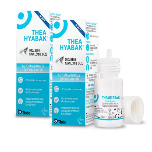 Zestaw Hyabak Thea Krople do oczu 0,15%, 2 x 10 ml