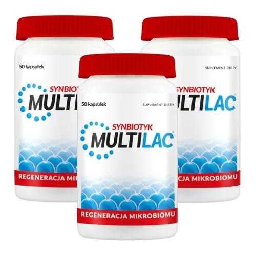 Zdjęcie produktu - Zestaw Multilac, 3 x 50 kaps.