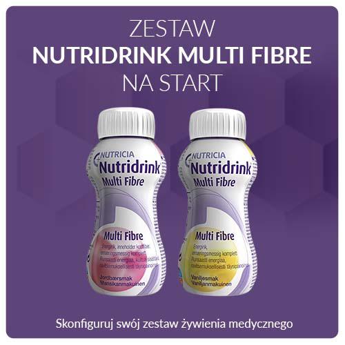 Miniaturka artykułu - Zestaw Nutridrink Multi Fibre na start (8 butelek x 125ml)