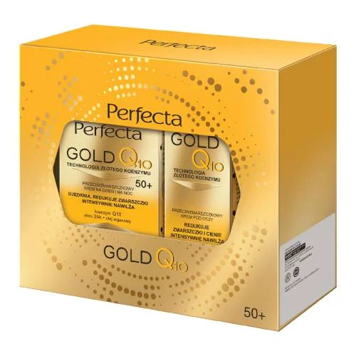 Miniaturka artykułu - Perfecta Gold Q10 Zestaw kosmetyk&oacute;w dla kobiet 50+