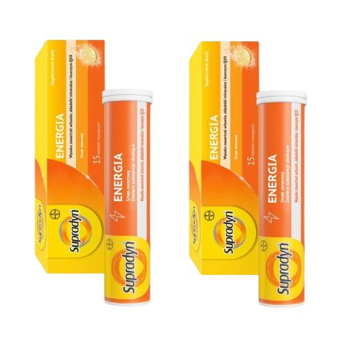 Miniaturka artykułu - Zestaw Supradyn Energia, 2x 15tabl. musujących
