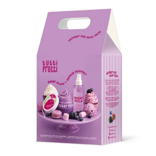Miniaturka artykułu - Farmona Tutti Frutti Berry Milk Zestaw kosmetyk&oacute;w do ciała