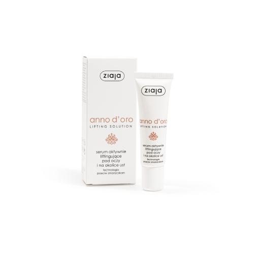 Miniaturka artykułu - ZIAJA ANNO D'ORO Serum liftingujące pod oczy i na okolic ust, 30ml