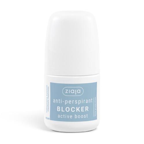 Miniaturka artykułu - Ziaja Anti-perspirant Blocker Active Boost, 60 ml