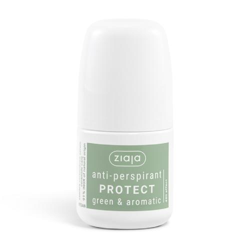 Miniaturka artykułu - Ziaja Anti-Perspirant Protect Green & Aromatic, 60 ml