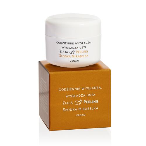Miniaturka artykułu - ZIAJA CODZIENNIE WYGŁADZA Peeling do ust Słodka Mirabelka, 9ml
