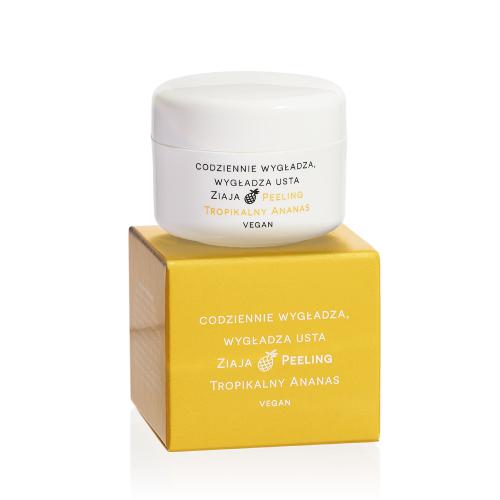Miniaturka artykułu - ZIAJA CODZIENNIE WYGŁADZA Peeling do ust Tropikalny Ananas, 9ml