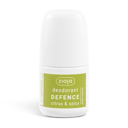 Miniaturka artykułu - Ziaja Deodorant Defence Citrus & Spicy, 60 ml