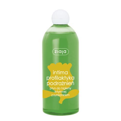 Miniaturka artykułu - ZIAJA INTIMA Płyn do higieny intymnej z rumiankiem, 500ml USZKODZONE NIEORGINALNY KOREK