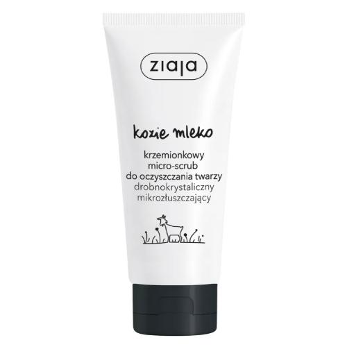 Miniaturka artykułu - ZIAJA KOZIE MLEKO Krzemionkowy Micro-scrub do oczyszczania twarzy, 75ml