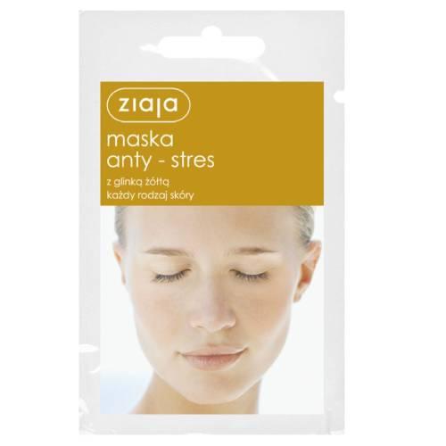 Miniaturka artykułu - ZIAJA Maska Anty-stres z glinką ż&oacute;łtą, 7ml