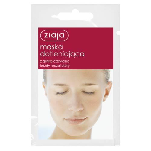Miniaturka artykułu - ZIAJA Maska Dotleniająca z glinką czerwoną, 7ml