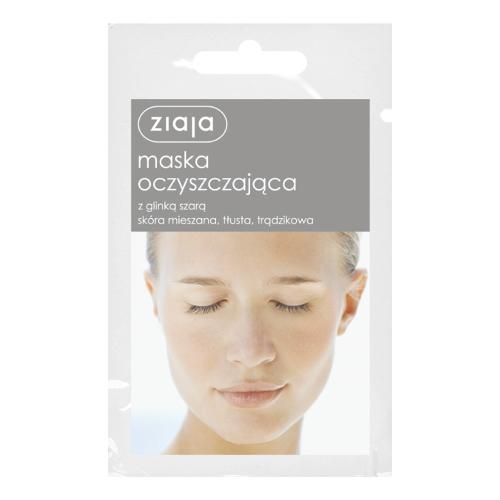 Miniaturka artykułu - ZIAJA Maska Oczyszczająca z glinką szarą, 7ml