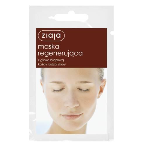 Miniaturka artykułu - ZIAJA Maska Regenerująca z glinką brązową, 7ml