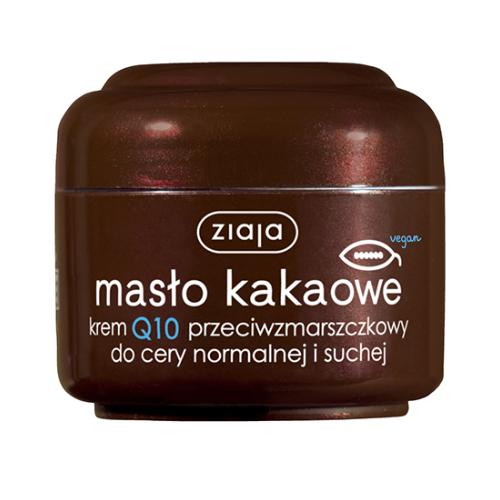 Miniaturka artykułu - ZIAJA Masło Kakaowe Krem przeciwzmarszczkowy z Q10, 50ml